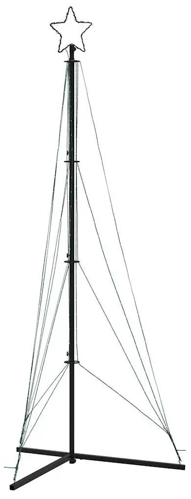 hideg fehér LED karácsonyfa 483 LED 240 cm