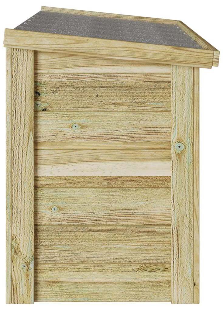 Tároló doboz 44x119x57 cm impregnált fenyő