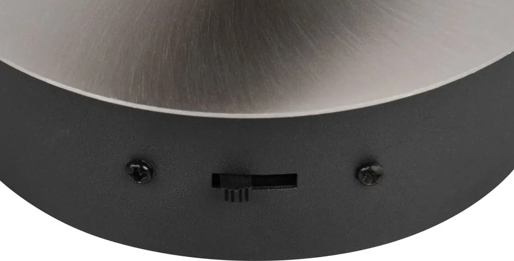 Fekete-ezüstszínű LED fali lámpa Orbit – Trio Select