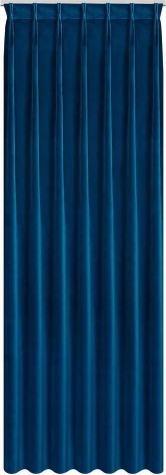 Készfüggöny flex rendszerrel Melanie 80x270 Eurofirany sötétkék