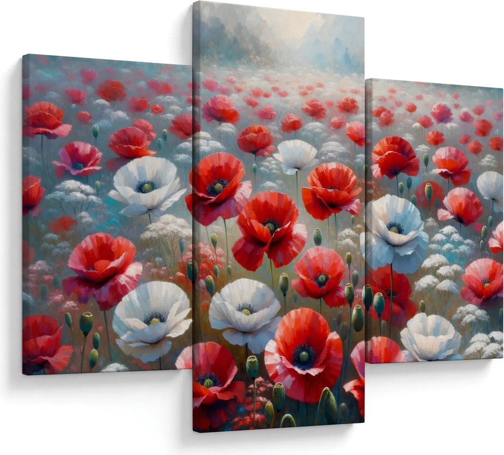 Kép - Pipacsmező (90x60 cm)