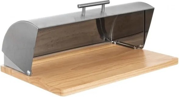 Basic rozsdamentes acél és bambusz kenyérdoboz - Orion