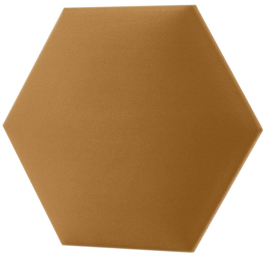 Kárpitozott panel - Hatszög - 30x26cm Szín: Khaki