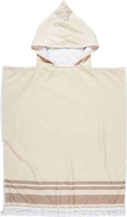 Orongo törölköző poncsó, bézs