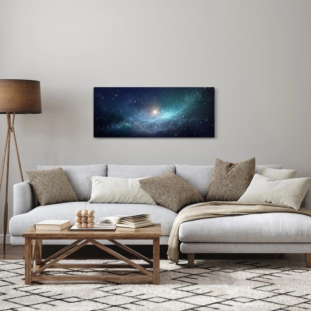 Kép - Csillagok és ködök (120x50 cm)