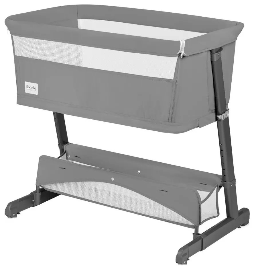 Lionelo - Babaágy 5 az 1-ben THOMI PLUS Betonszürke