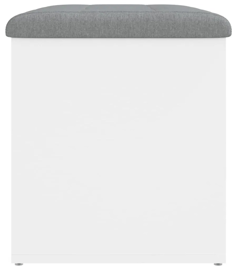 fehér, rétegelt fa tárolópad 62 x 42 x 45 cm