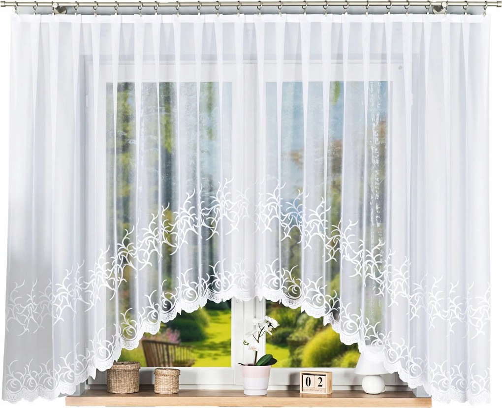 Bakaro jacquard függöny 420x160cm (kész) íves