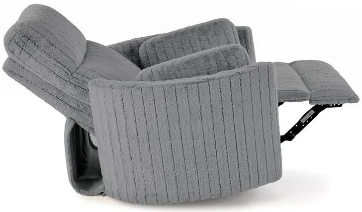 Pegas dönthető és forgatható fotel szürke