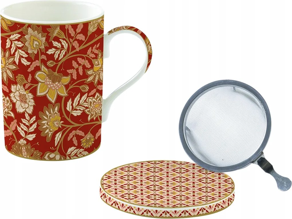 Porcelán teásbögre fedő szűrő 350 ml