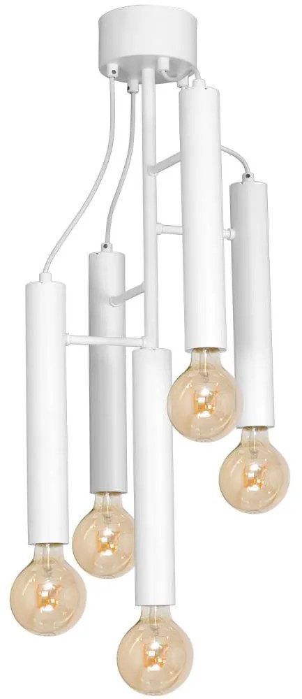 Csillár rúdon BISSA 5xE27/60W/230V