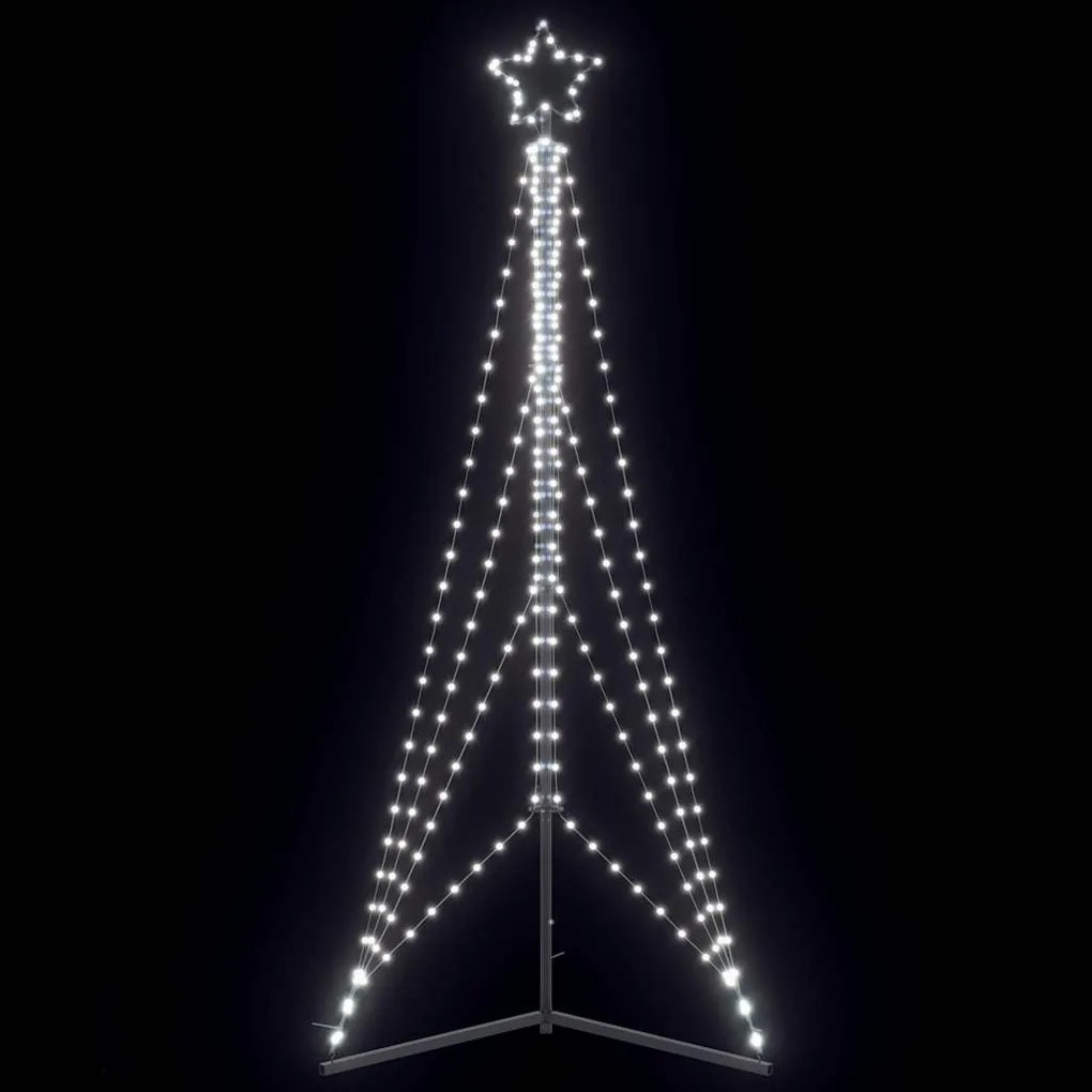 hideg fehér LED karácsonyfa 483 LED 240 cm
