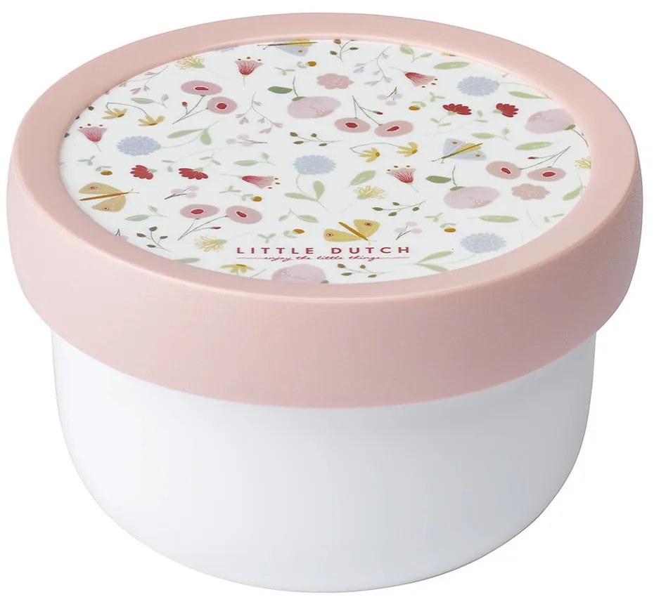 Gyerek uzsonnás doboz villával Flowers &amp; butterflies – Mepal