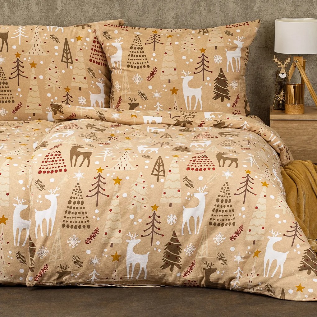 4Home Festive flanel ágyneműhuzat , 140 x 220 cm, 70 x 90 cm, 140 x 220 cm, 70 x 90 cm