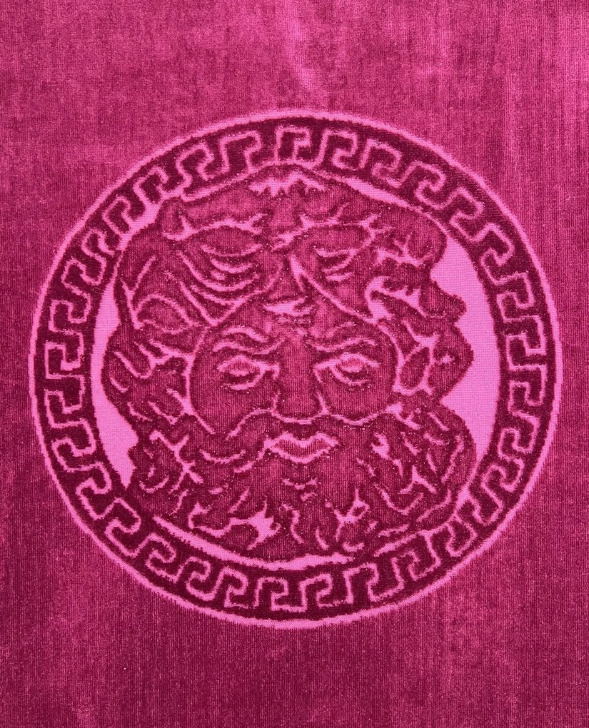 POSEIDON Strandtörölköző bordó 165x90cm