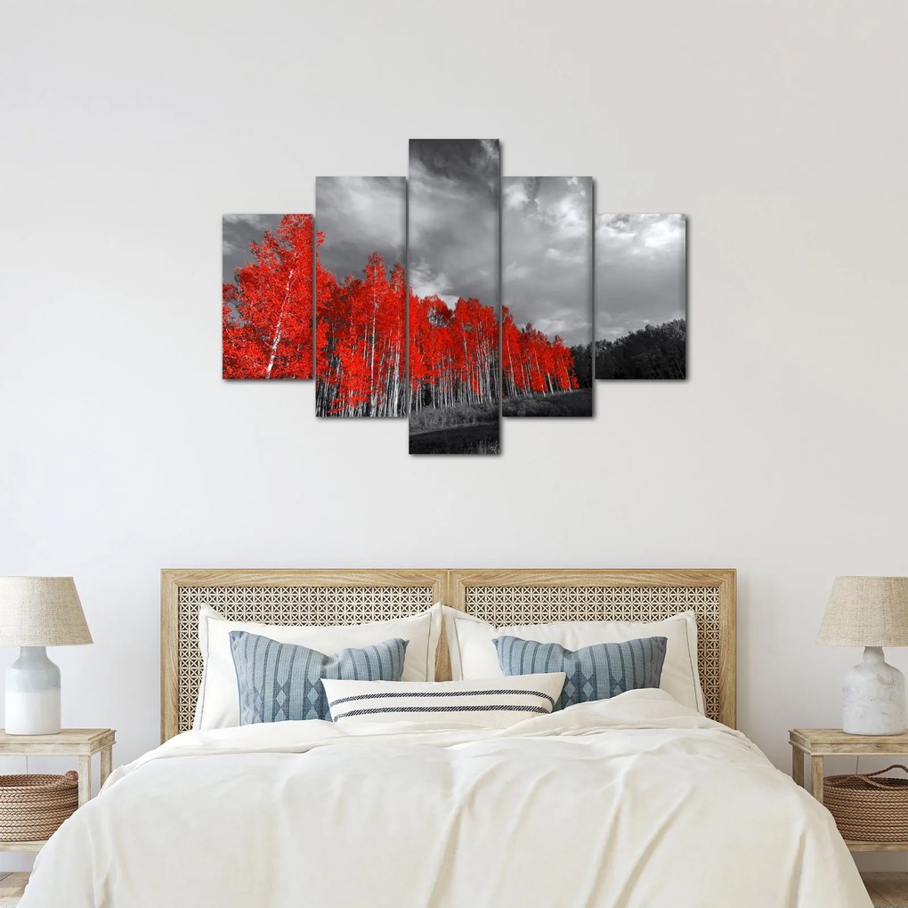 Kép - fák őszi színben (150x105 cm)