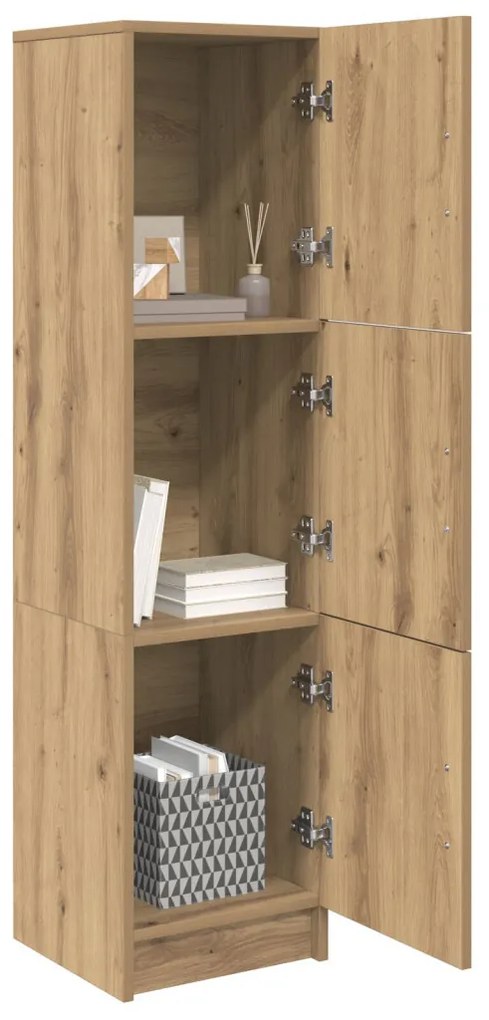 Magas Tároló kézműves tölgy 31,5 x 32 x 124 cm Faanyag