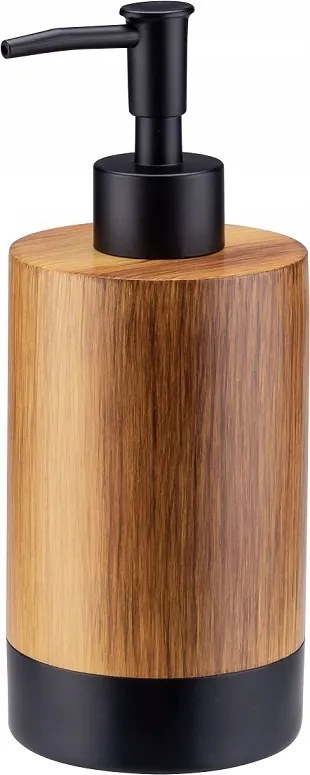 Folyékony Szappan Adagoló Folyadék 350 ml Fa Utánzat