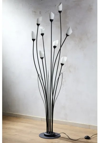 Jupiter 2058 - GLORIOSA állólámpa 9xG9/14W/230V fekete