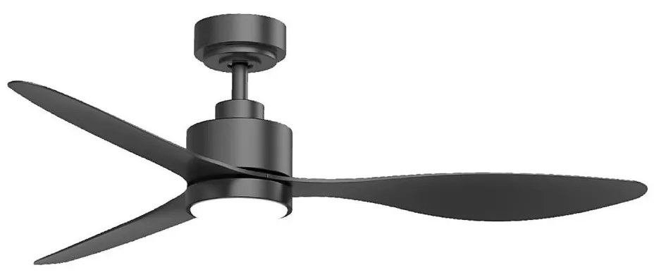 Aigostar B.V. Aigostar-LED Dimmelhető mennyezeti ventilátor LED/20W/230V 2700-6500K 132cm + távirányító fekete AI1566