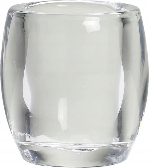 Elegáns üveg gyertyatartó lakberendezéshez