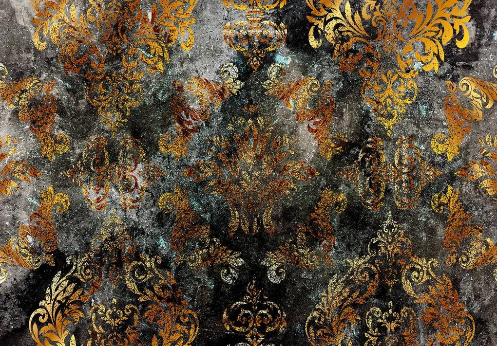 Fotótapéta - Aranybarna motívum - beton (152,5x104 cm)