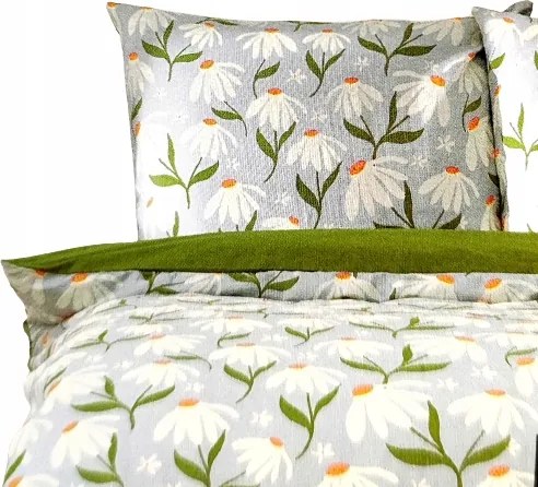 Ágynemű garnitúra 220x200cm Pamut 2 x párnahuzat 70x80cm 3 részes