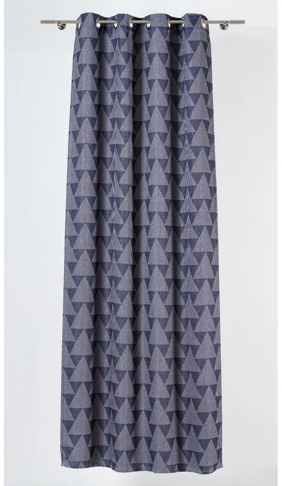 Kék-szürke függöny 130x260 cm Zatapa – Mendola Fabrics