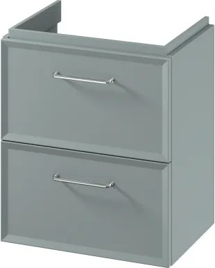 Cersanit S1021-007 - Függesztett fürdőszobai mosdószekrény MILLE SLIM 50x35 cm, menta