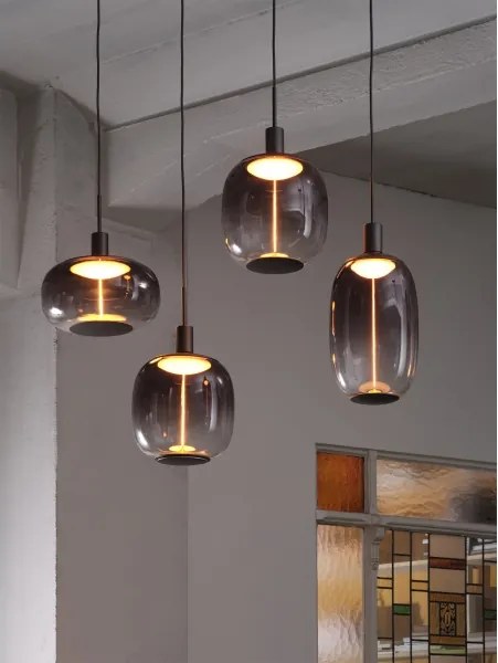 Osram - Tápkábel NEEDLE PENDANT 4xE27/25W/230V antracitszürke