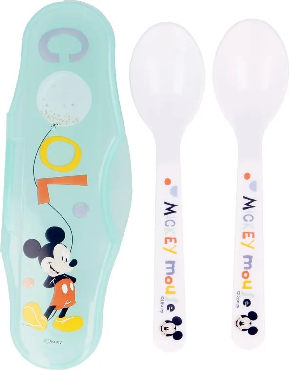 Disney Mickey Hello World baba utazó evőeszköz készlet