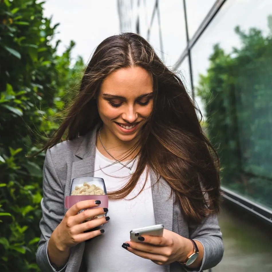 Westmark MAXI kétrészes uzsonnás doboz, 700 ml, rózsaszín, L