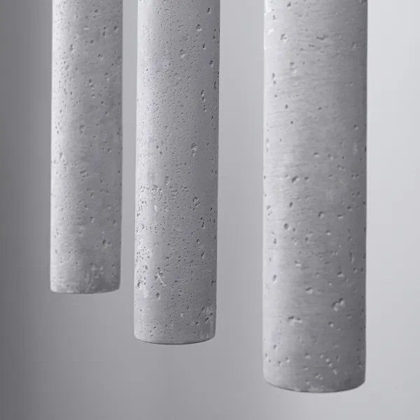 Sollux SL.1272 - Csillár zsinóron PASTELO 3xG9/8W/230V beton