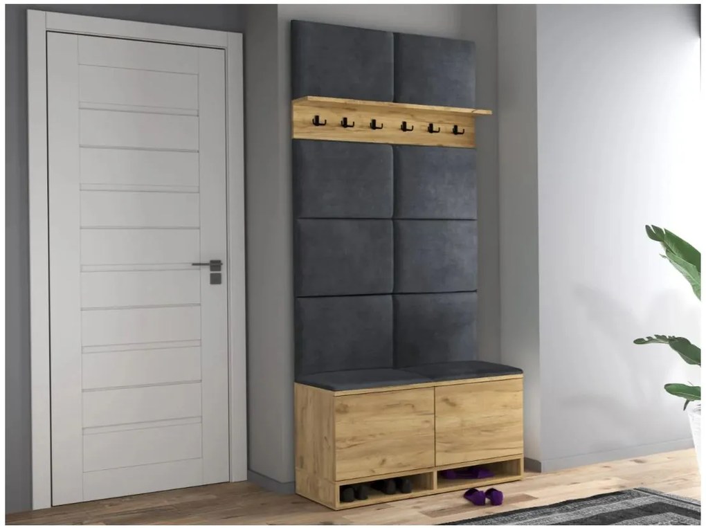 Előszobafal akasztós Craft/ Grey