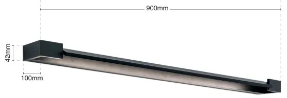 Orion Soff 3-481 - LED tükörmegvilágító MARILYN LED/24W/230V 90 cm IP44 fekete