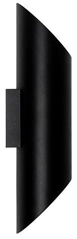 Modern fali lámpa fekete arannyal belül 9,6 cm - Organo