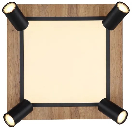 Globo 67306D2 - ULLA LED spotlámpa 4xGU10/5W + LED/24W/230V