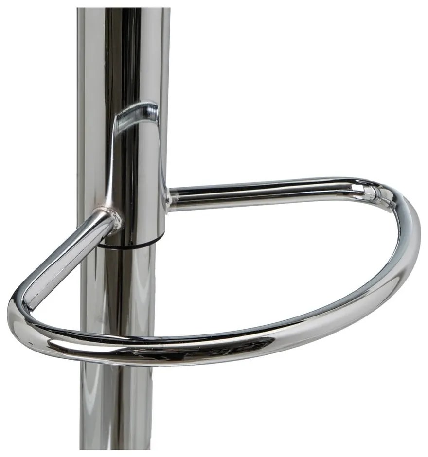 Fehér bőr utánzat állítható magasságú bárszék szett 2 db-os (ülésmagasság 93 cm) – Casa Selección