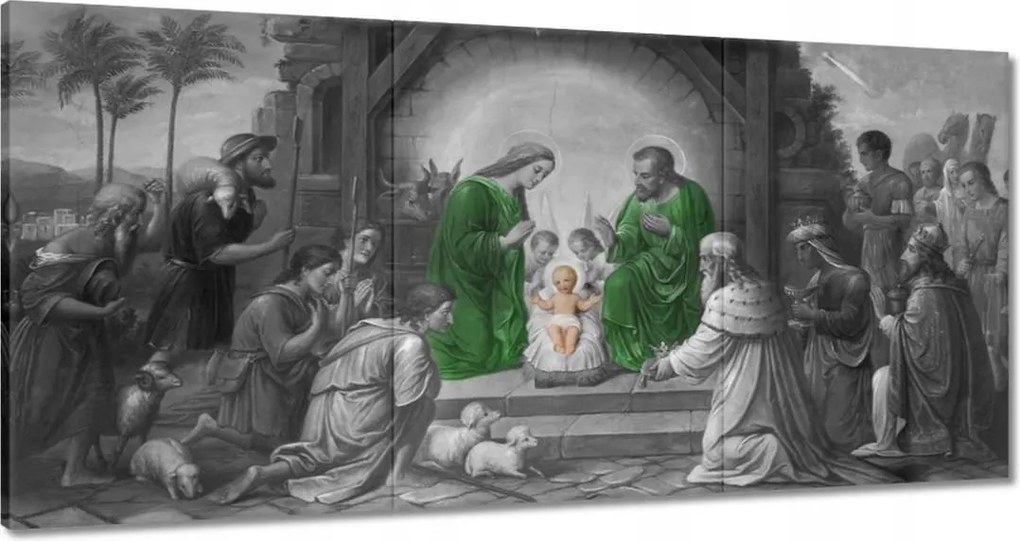 Vászonkép 180x90 Betlehemi jászol Jézuska