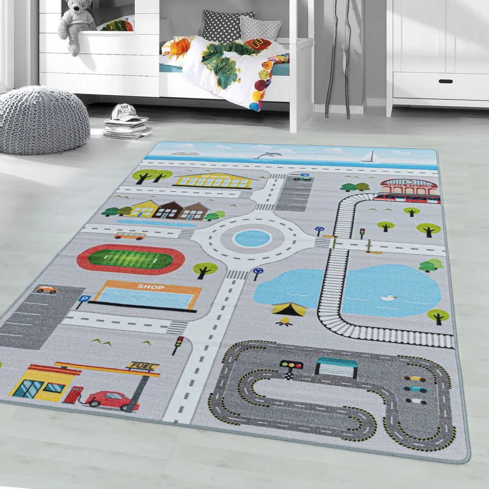 Szürke gyerek szőnyeg 80x120 cm Play – Ayyildiz Carpets