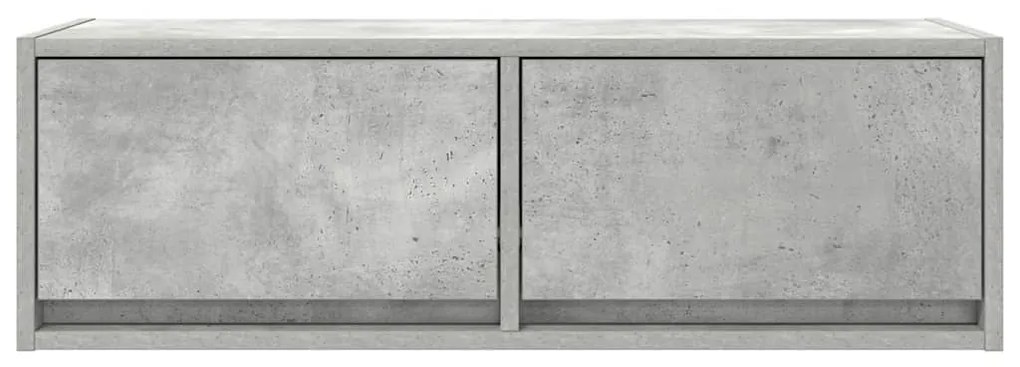 betonszürke szerelt fa TV-szekrény 80x31x25,5 cm