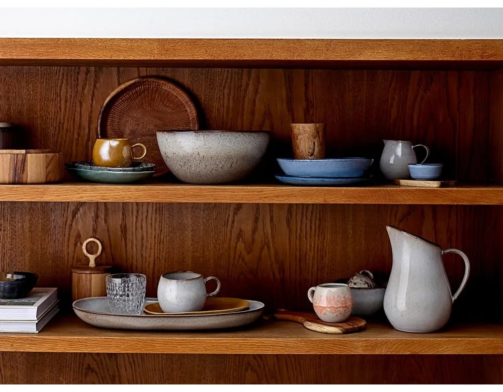 Lazacszínű-krémszínű kerámia bögre 280 ml Paula – Bloomingville