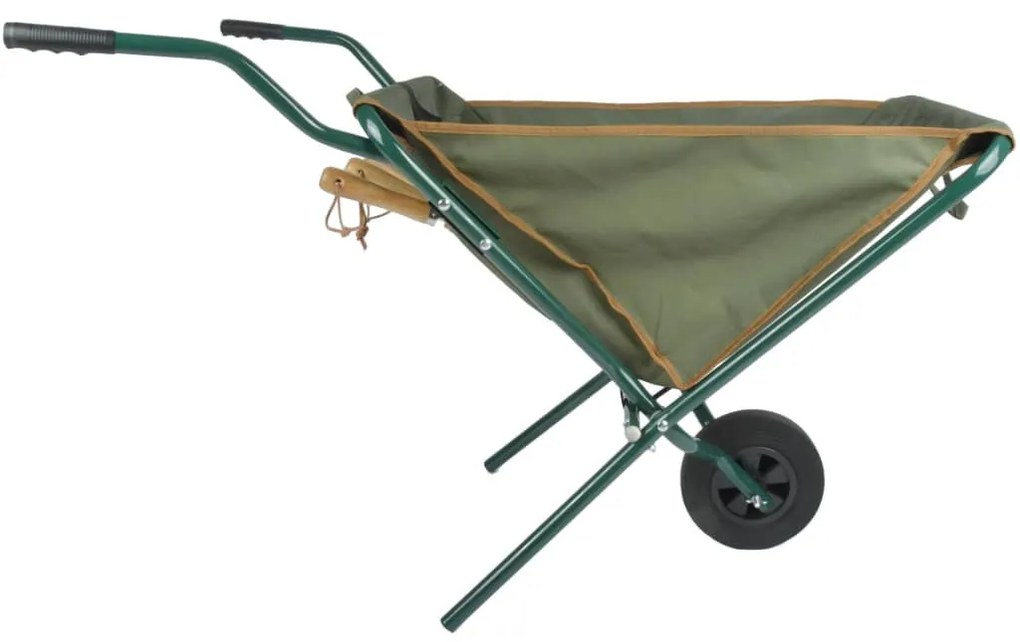 Esschert Design GT138 zöld összecsukható talicska