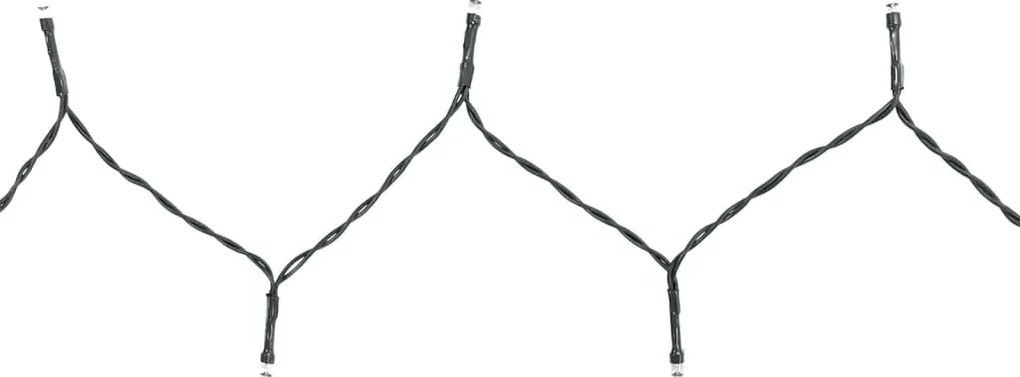 150 LED-es színes karácsonyi fényháló 150 cm