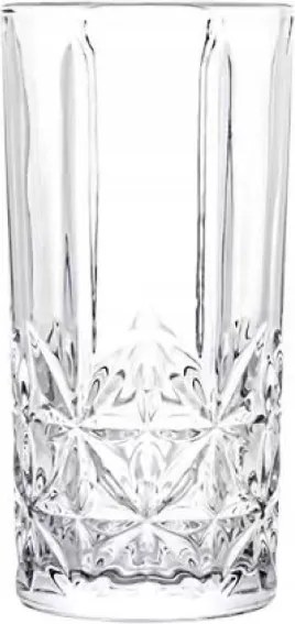 Dekorációs Pohár Magas 14,7x7cm 370ml 6DB