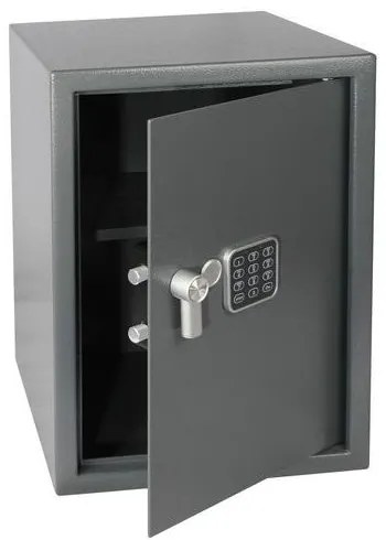 Manutan Bútorszéf elektronikus zárral, számbillentyűzettel és nyitókarral, 500 x 350 x 330 mm%