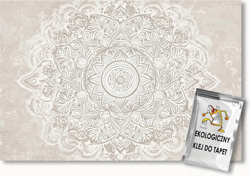 Fotótapéta Flizelina Grafika Mandala Rozetta Harmónia Boho 200x140 ragasztó