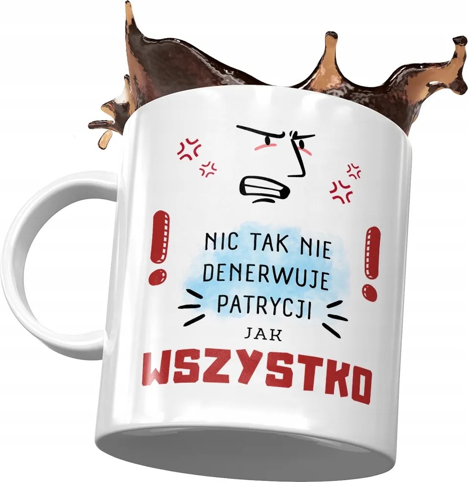 Bögre Patrícia Barátnő Feleség Ajándék Nyomtatott Fotóval