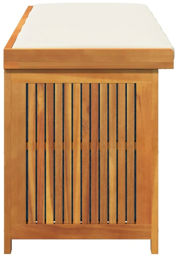 tömör akácfa kültéri párnatartó láda 150x50x60,5 cm