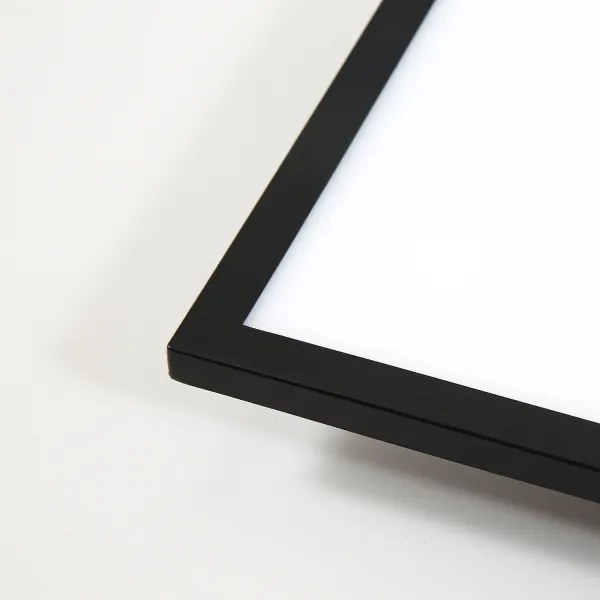 Brilagi - Dimmelhető SLIMFRAME LED/25W/230V 30x30 cm fekete + távirányító